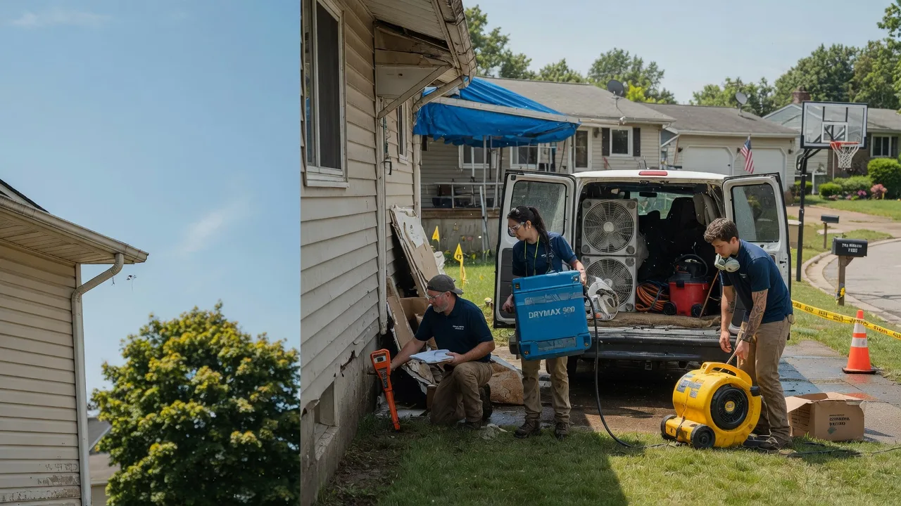 Ceiling Leak Cleanup in Sibley, IL near me