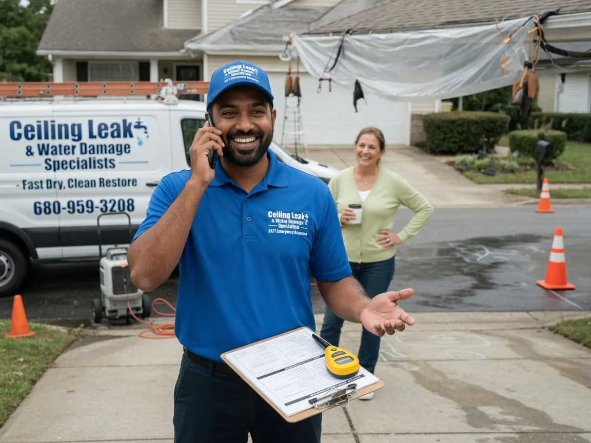 Ceiling Leak Cleanup Sibley, IL FAQs